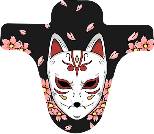 Japanese Kitsune Fox Mask Fender