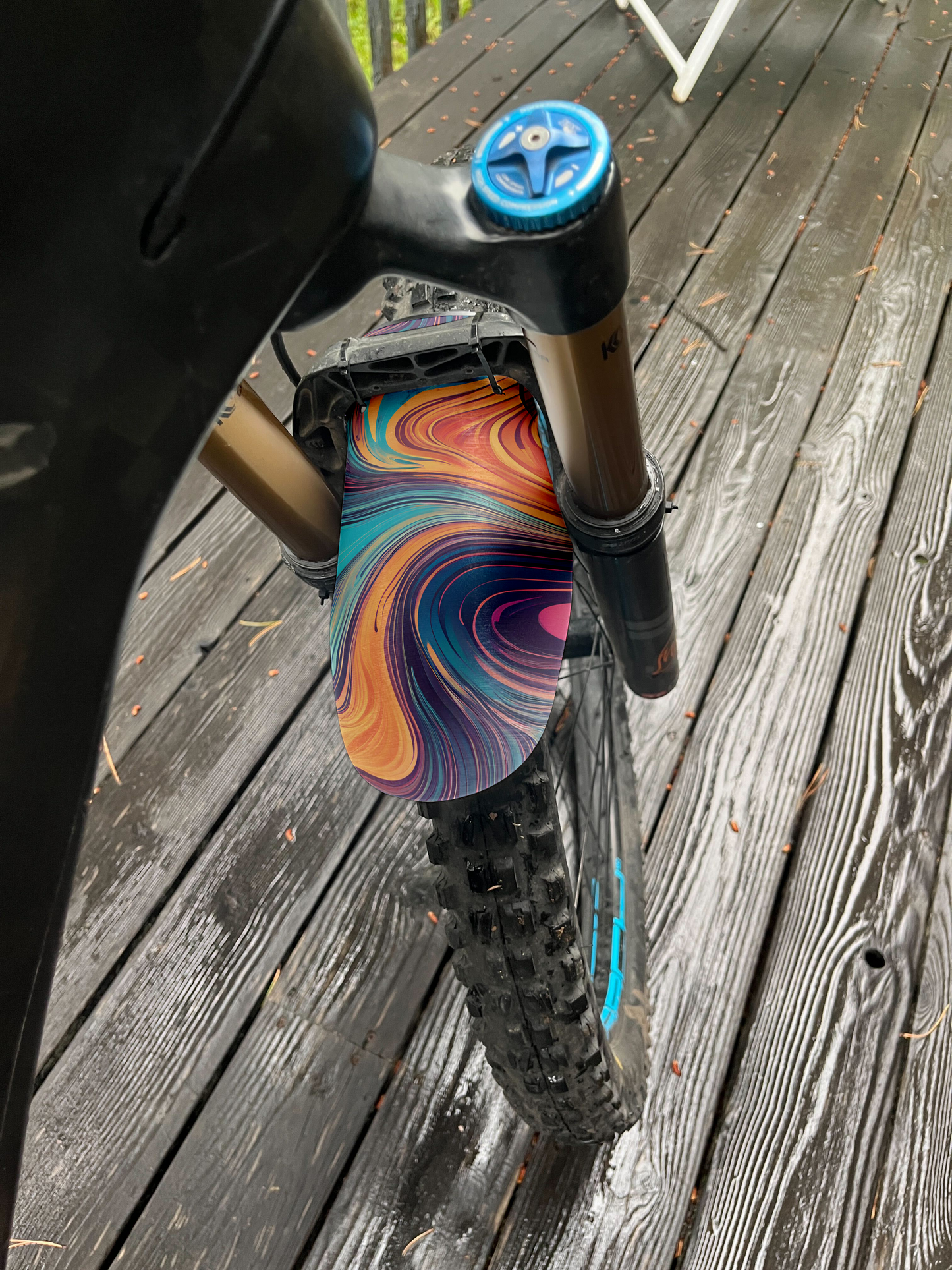 Colorful Swirl Fender